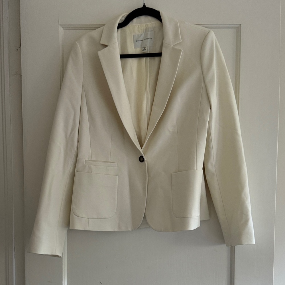 Banana Republic Cream Women's Blazer